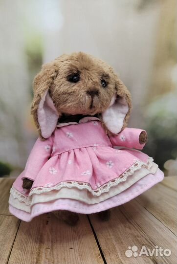 Игрушка ручной работы. Зайка Тедди