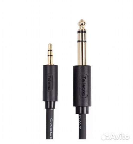 Кабель jack 6.3 мм - jack 3.5 мм TAV6165-1.5M