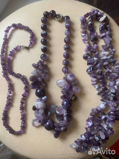 Колье из аметиста
