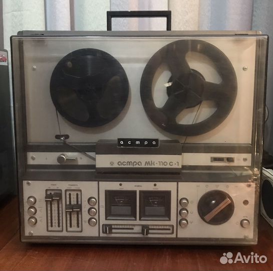 Катушечный магнитофон астра 110