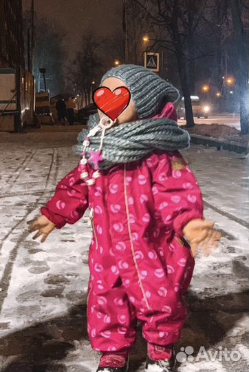 Комплект шапка и снуд детский