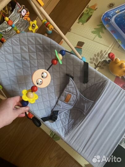 Шезлонг для новорожденных luxmom