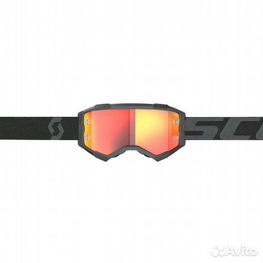 Scott Fury Goggle Black Lens Chrome Orange Черный