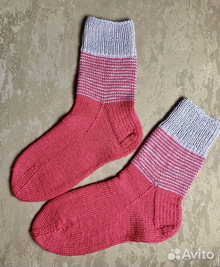 Носки вязаные ручной работы шерсть