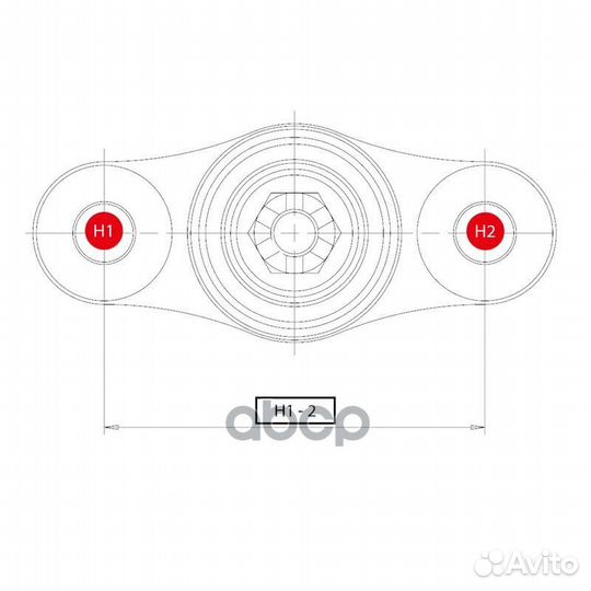 Опора шаровая hyundai sonata EF/KIA magentis ни