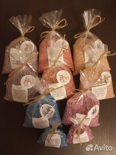 Соль для ванны с шиммером подарочная