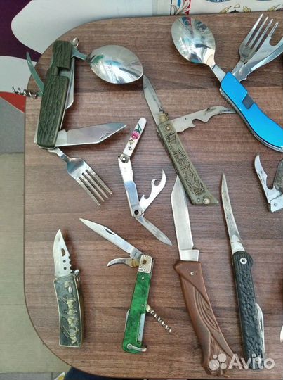Ножи, складные, перочинные. Лот 23 шт (цена за все