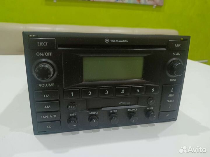 Оригинальная магнитола volkswagen passat б5+