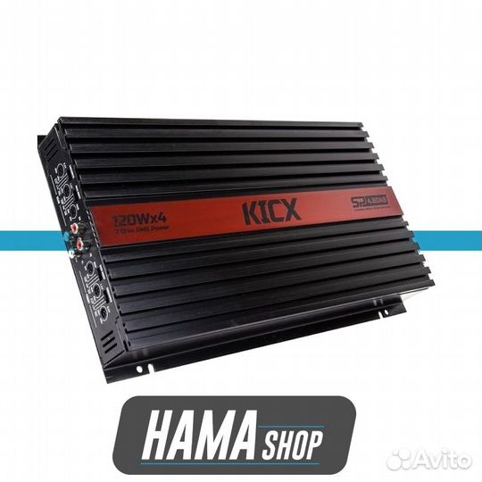 4 канальный усилитель Kicx SP 4.80AB