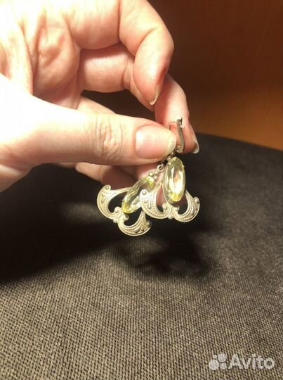 Серебряные серьги