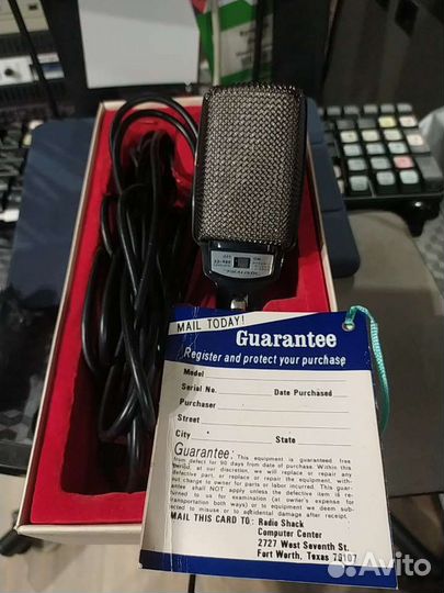 Студийный микрофон realistic studio 33-989