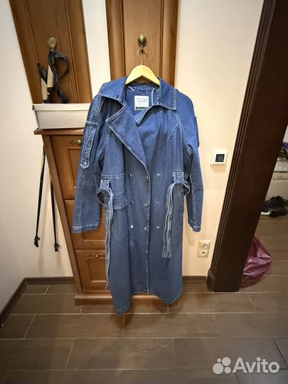 Пальто женское джинсовое