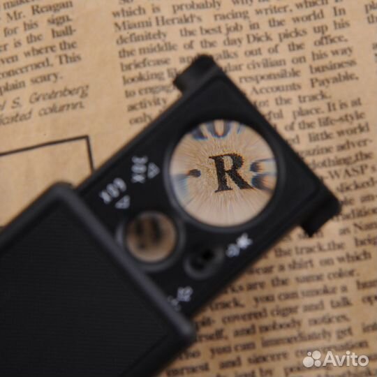 Лупа карманная 30-60x для ювелира