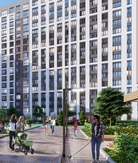 2-к. квартира, 61 м², 17/25 эт.