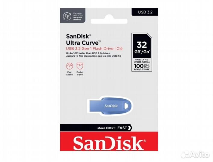 Flash Usb 3.2 SanDisk Ultra Curve на 32GB
