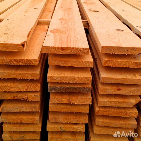 Доска из сосны 50х200х6000мм, гарантия качества