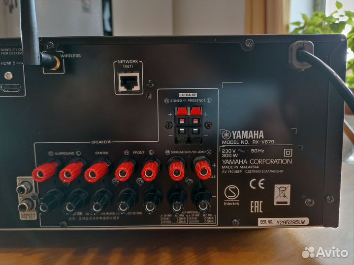 Ресивер Yamaha RX-V679 7.2 4K USB dlna Airplay