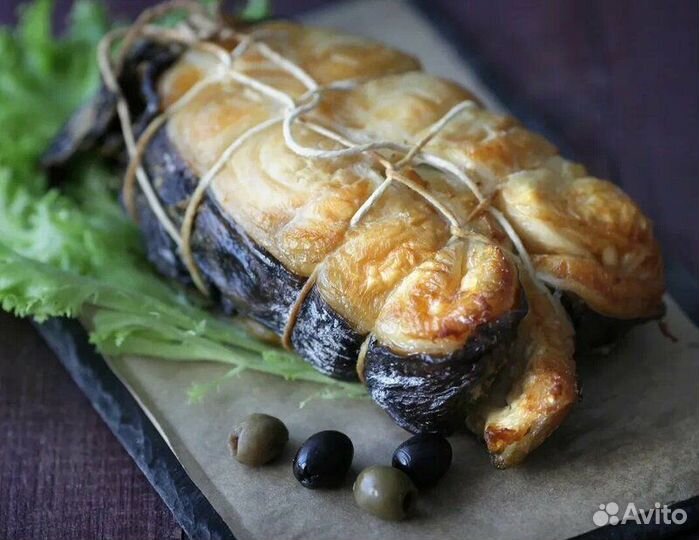 Морской окунь горячего копчения