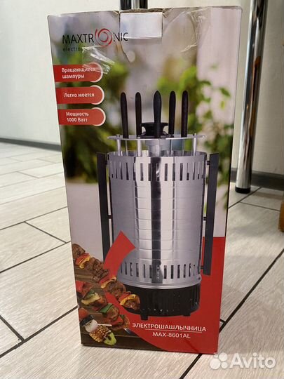 Электрошашлычница maxtronic MAX-8601SS