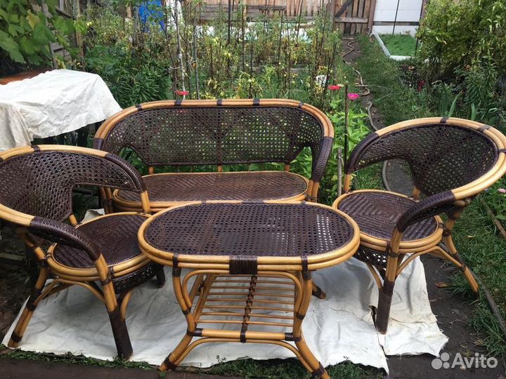 Плетеная мебель бу из ротанга
