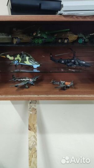 Модель вертолетлв и самолётов 1:72