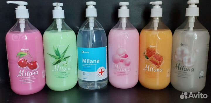 Жидкое мыло для рук Milana grass