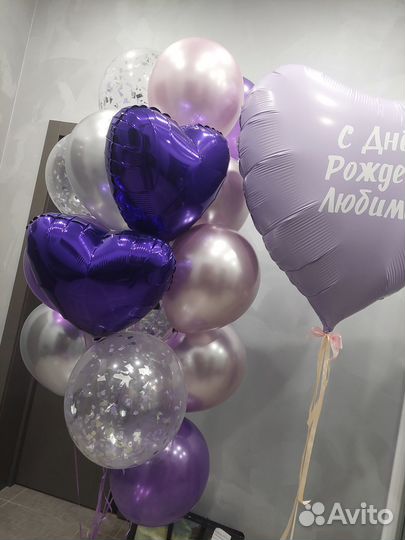 Композиция из шаров для любимой