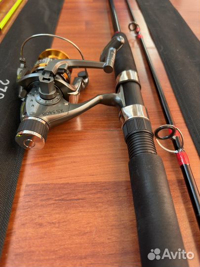 Спининг крокодил в комплекте с катушкой