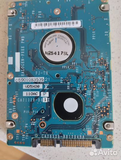 Жесткий диск для ноутбука 80 гб