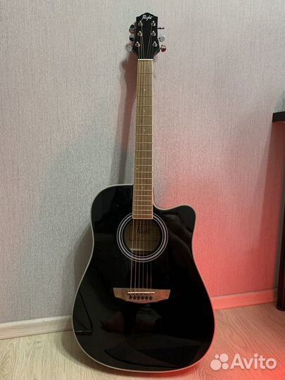 Гитара Flight AD-200 CEQ BK электроакустика
