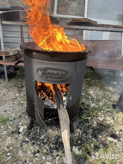Печь под казан Очаг