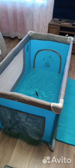 Детская кровать манеж с матрасом Babiton