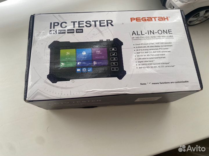 Тестер для камер видеонаблюдения