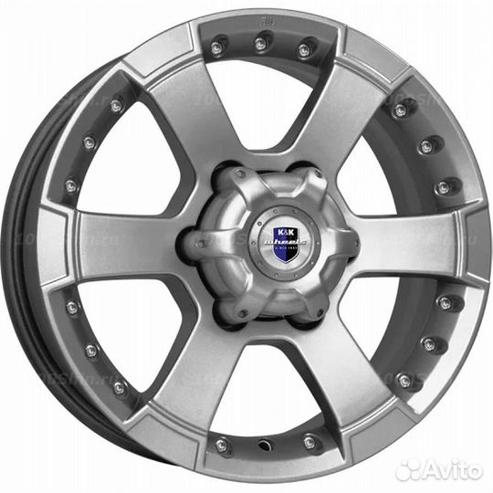 Диск 7*16 6*139,7 ET20 110,1 кик M56 (кс593) Дарк платинум