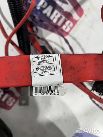 Плюсовой провод по днищу BMW F10 F11