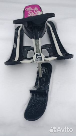 Детский снегокат с ручкой