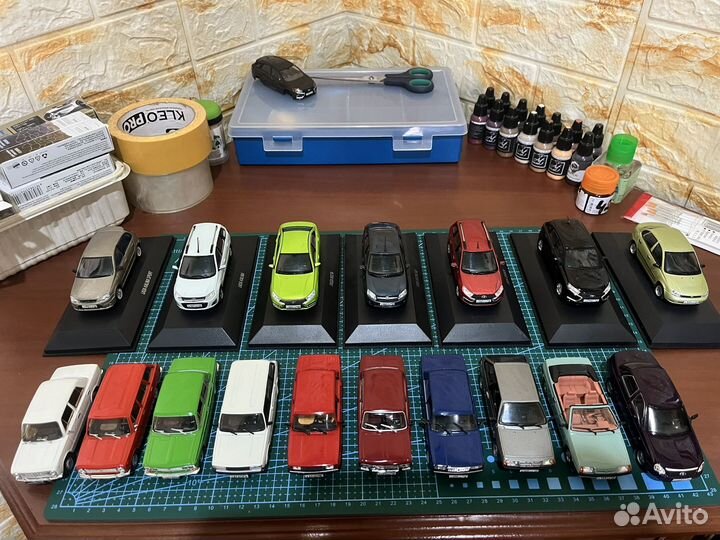 Модели деагостини 1:43 ваз