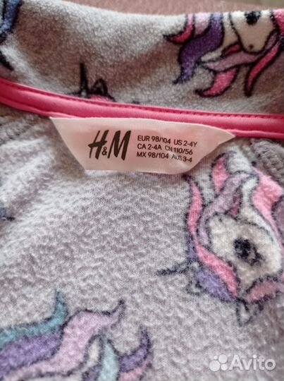 Толстовка для девочки H&M 98/104