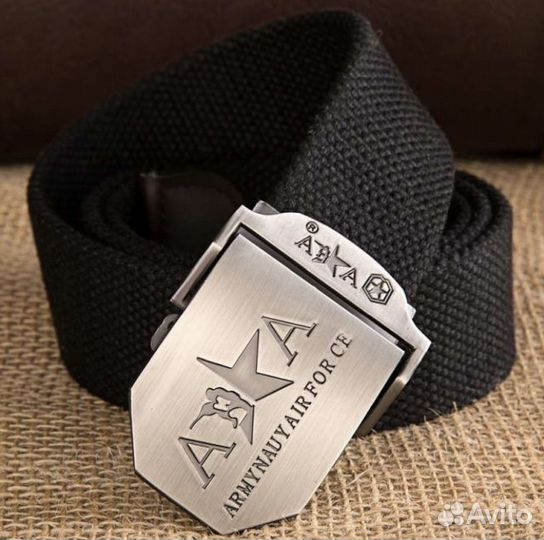 Мужской ремень текстильный