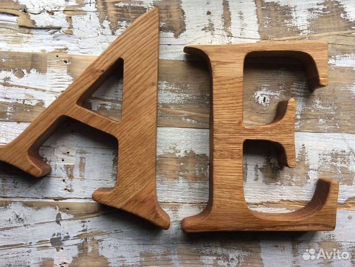 Буквы резные обьемные из дерева вывеска реклама