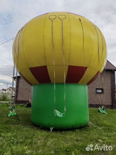 Надувной батут качели