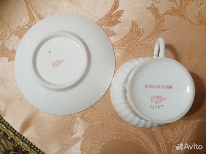 Чашка с блюдцем лфз