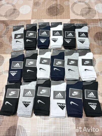 Носки мужские nike/adidas хлопок
