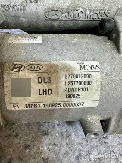 Рулевая рейка Kia K5 DL3 1.6 G4FP 2021