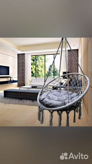 Подвесные качели гнездо