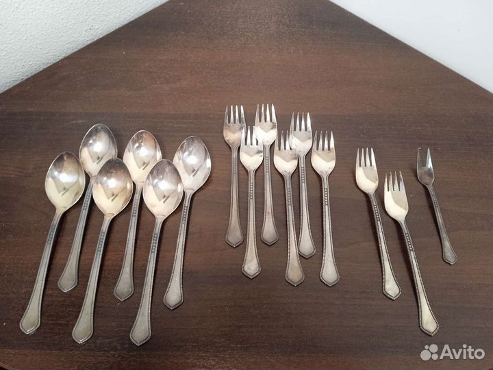 Набор столовых приборов мельхиор Таллин 1960-80гг