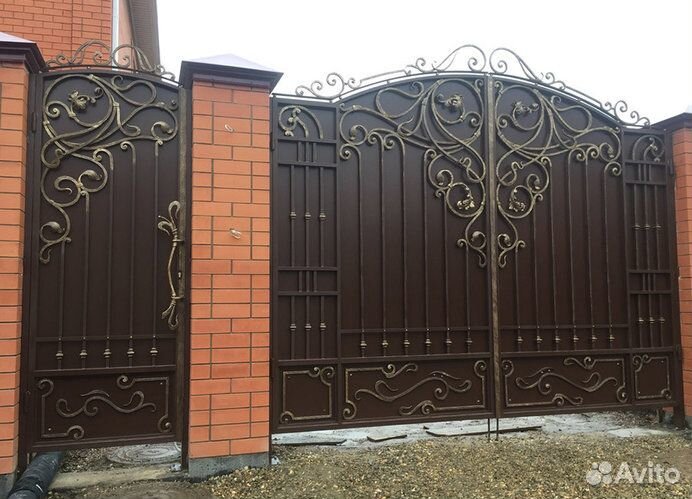 Кованые ворота