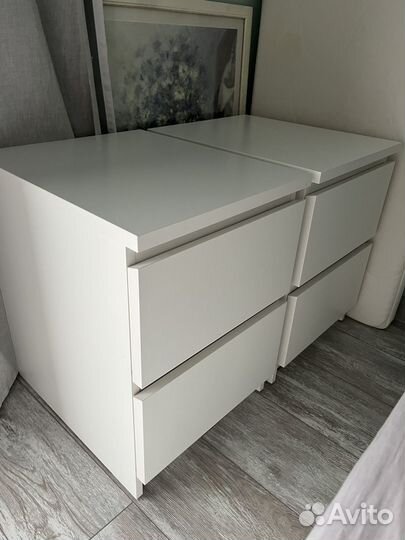 Прикроватные тумбы IKEA malm 2 шт
