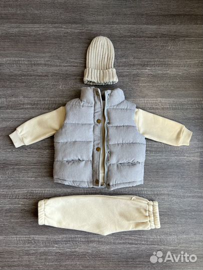 Комплект демисезонный 3в1 мальчику/девочке,жилетка