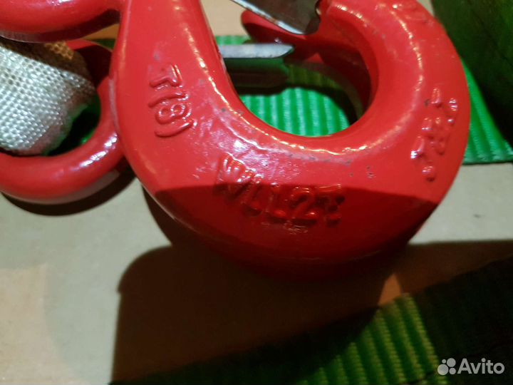 Трос буксировочный текстильный с крюками 2 тонны